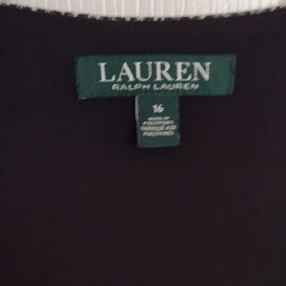 Ralph Lauren Black and White dress NWT - Picture 2 of 6